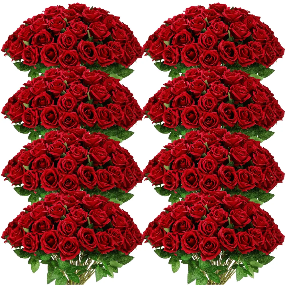 Long-Stem Roses, 120 pcs, Red