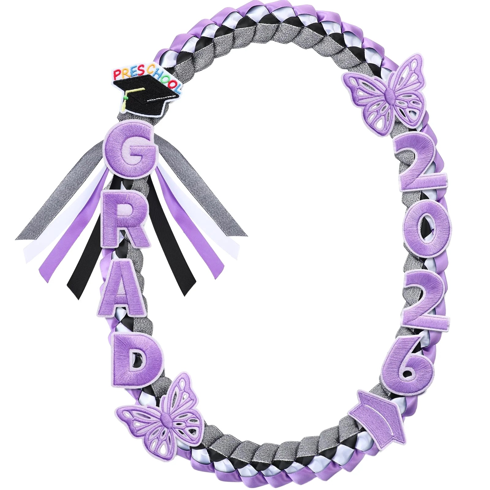 Kids Graduation Money Leis, Purple