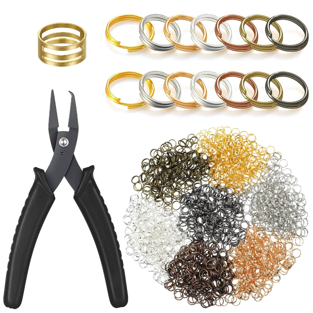 Split Jump Rings, 1402 pcs